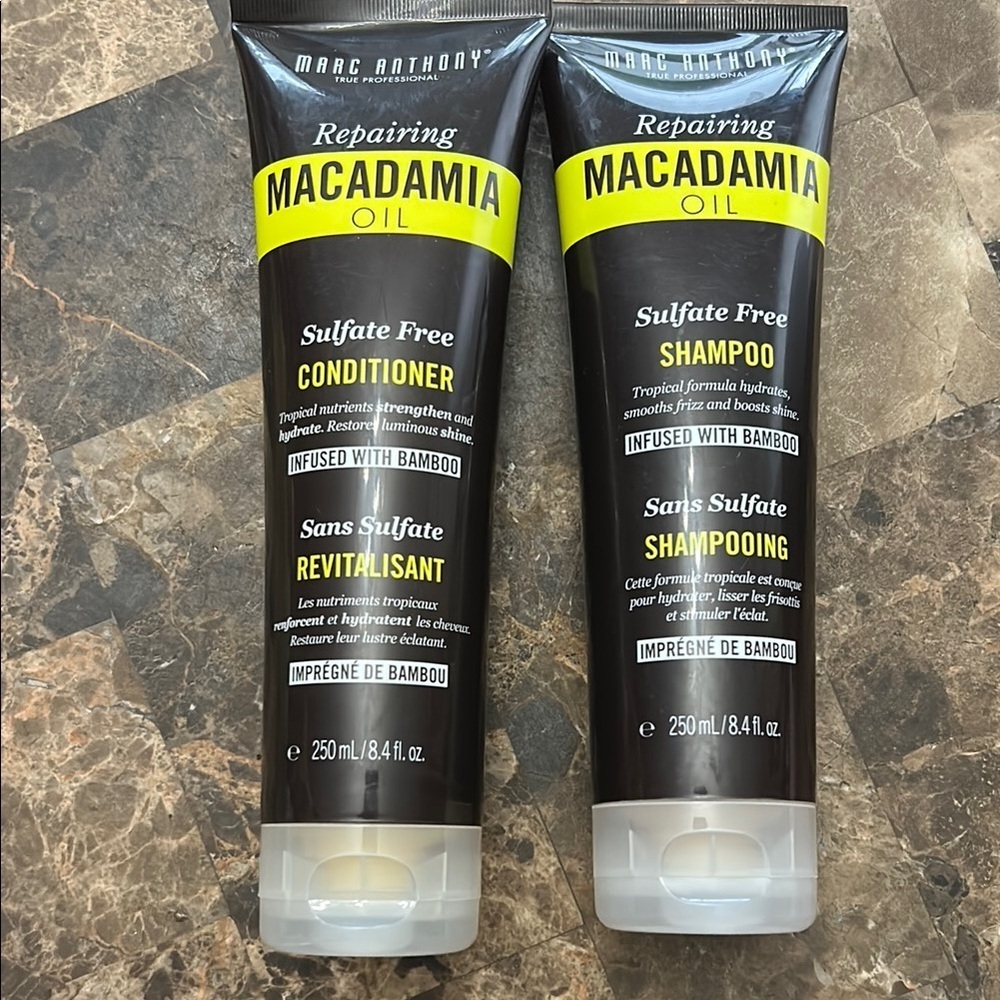 NEW bundle Marc Anthony Repairing Macadamia Oil shampoo and conditioner